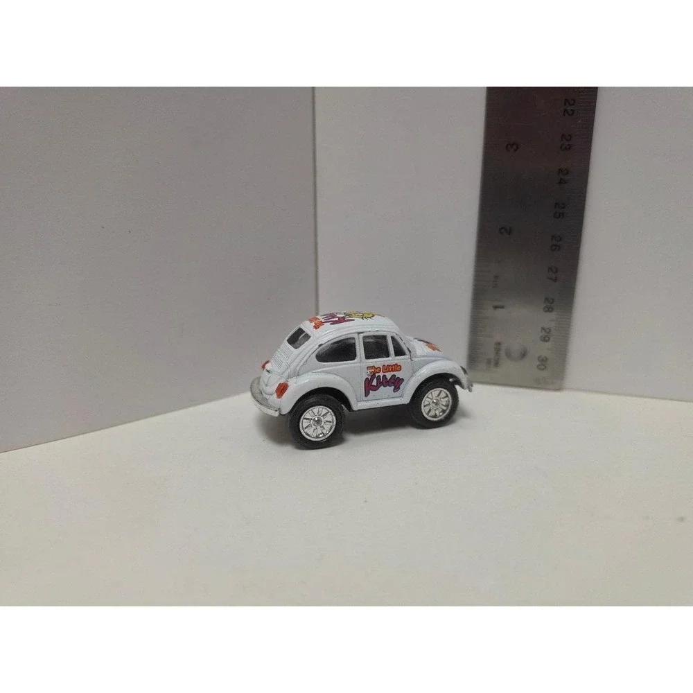 vintage Volkswagen‎ Beetle toy car white diecast model 